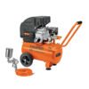 Código: 100300 Kit Compresor lub, 25L, manguera y pistola grav,127V, TRUPER COMP-KIT25