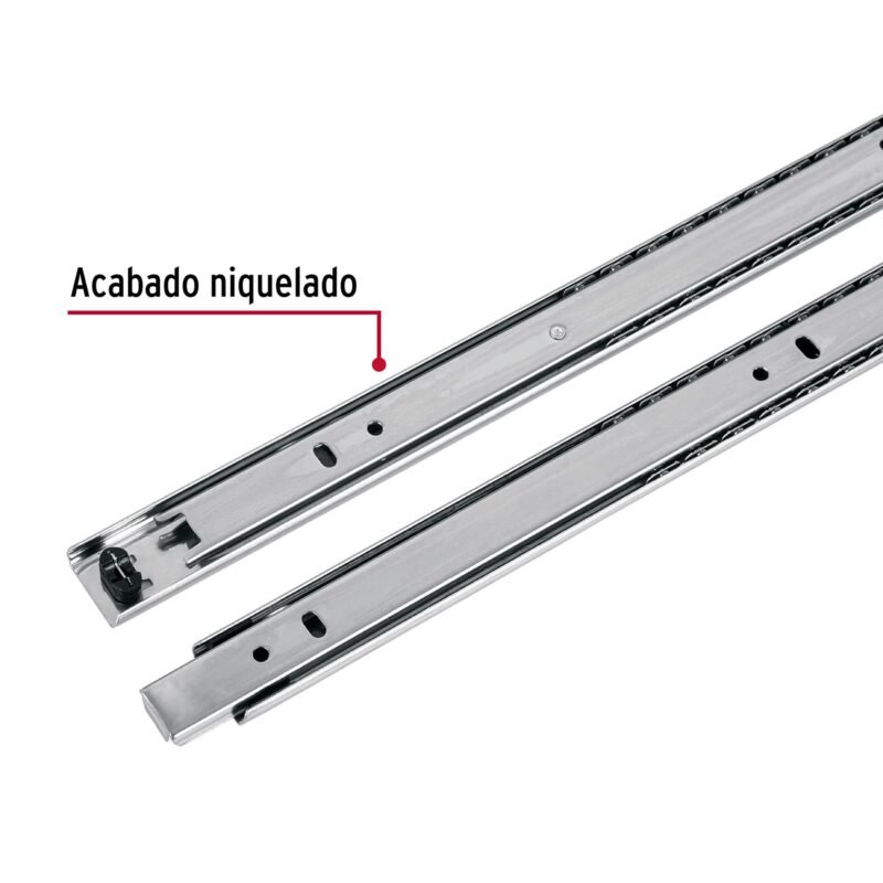 COR-260FC1.jpg Código: 43283 Bolsa con 2 correderas extensión 60 cm p/cajón, ancho 2.5 cm COR-260