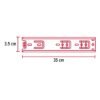 Código: 43285 Bolsa con 2 correderas extensión 35 cm p/cajón, ancho 3.5 cm COR-335