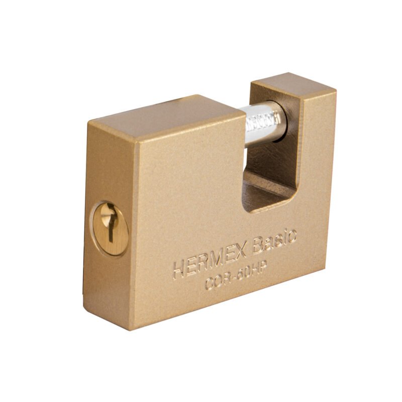 Código: 22516 Candado antipalanca 60 mm cuerpo de hierro, HERMEX BASIC COR-60HP
