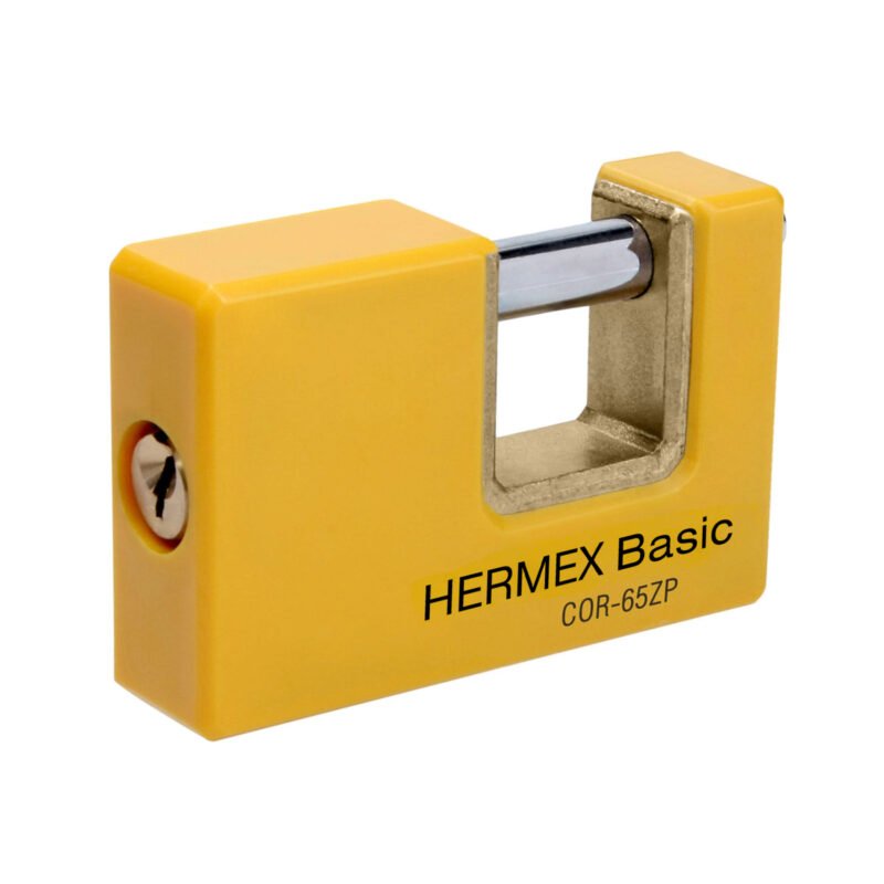 Código: 22514 Candado antipalanca 65 mm cuerpo metálico, HERMEX BASIC COR-65ZP