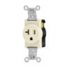 Código: 46101 Contacto sencillo, 2 polos 3 hilos, 20 A, Standard, marfil COSE-MS