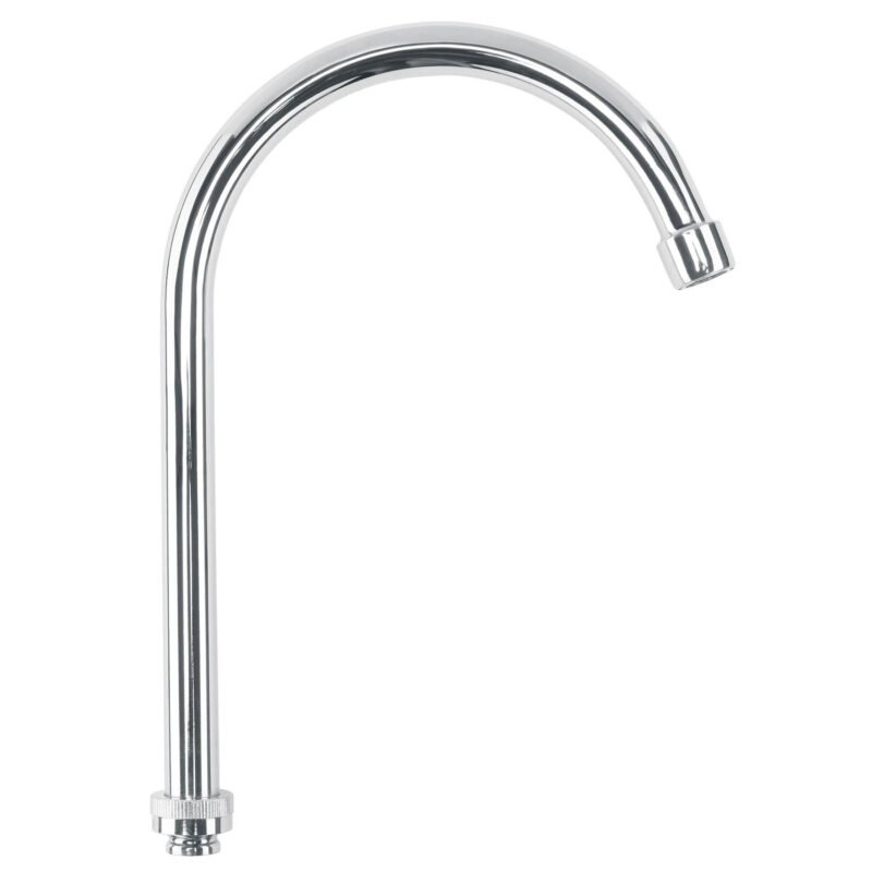 CR-321.jpg Código: 45718 Cuello alto/curvo para mezcladora de fregadero, cromo, Basic CR-321