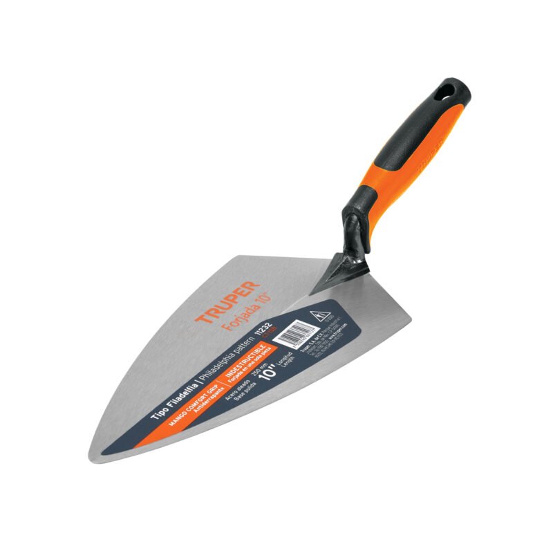 CT-10B.jpg Código: 11232 Cuchara para albañil 10' forjada tipo Filadelfia,mgo Comfort CT-10B