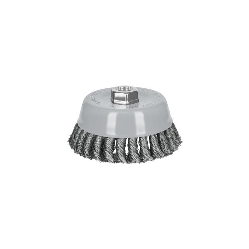 CT-612MRX.jpg Código: 100856 Carda copa 5' alambre trenzado grueso, Multi-rosca, Truper CT-612MRX