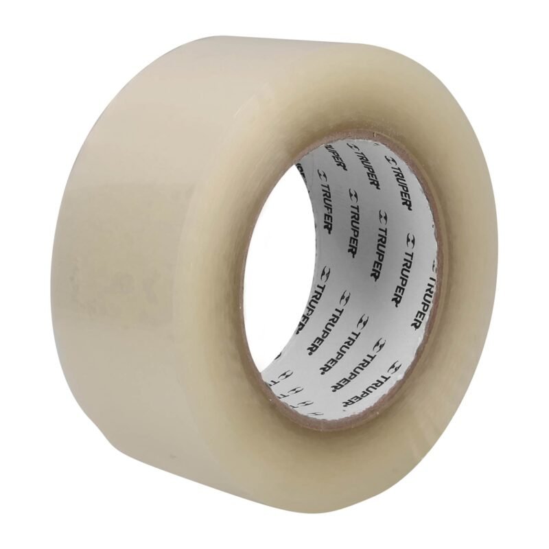 CTR-150.jpg Código: 12557 Cinta de empaque 48 mm x 150 m transparente, Truper CTR-150