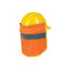 CUNU-N.jpg Código: 12355 Cubrenuca para casco, naranja con reflejante, Truper CUNU-N