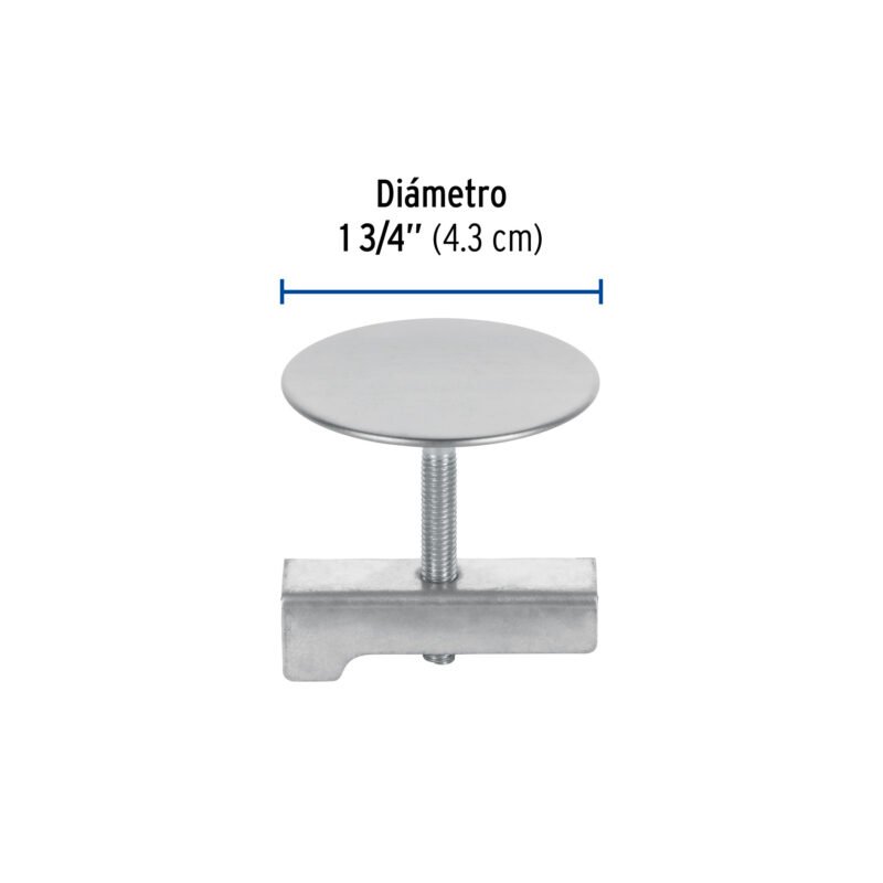 CUTA-44FC2.jpg Código: 49595 Cubretaladro de acero inoxidable 1-3/4' cromo, Foset CUTA-44