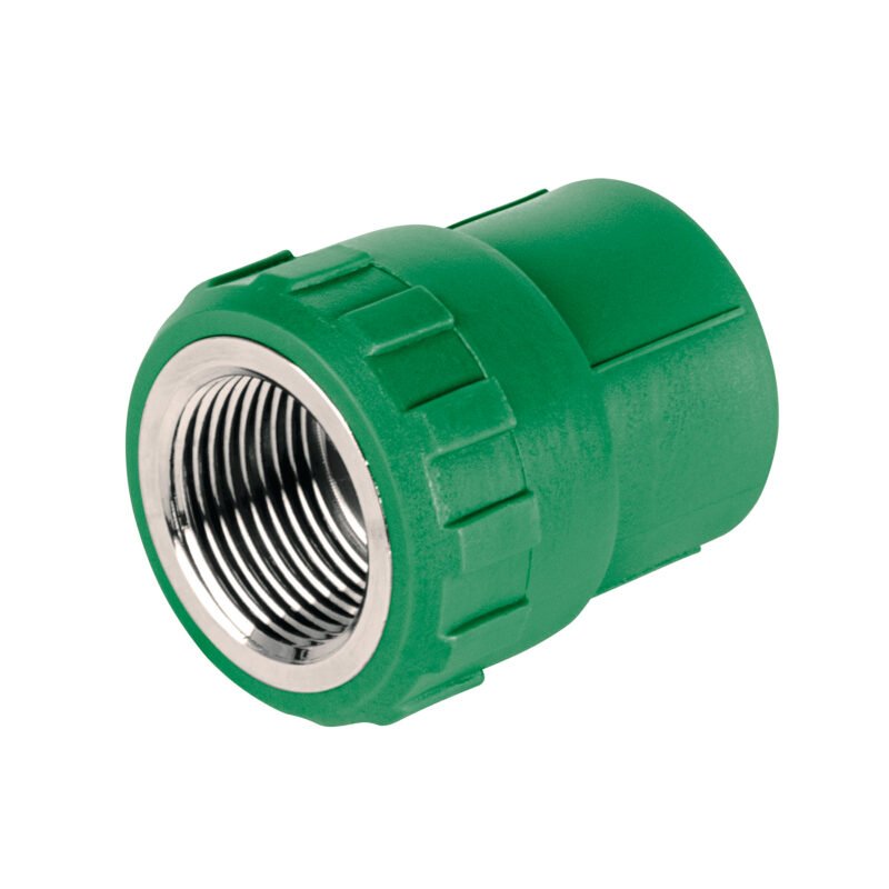 CV-602.jpg Código: 49886 Adaptador PPR 3/4' hembra con inserto metálico, Foset CV-602