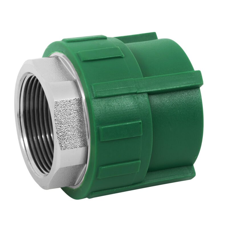 CV-605.jpg Código: 45454 Adaptador PPR 1-1/2' hembra con inserto metálico, Foset CV-605
