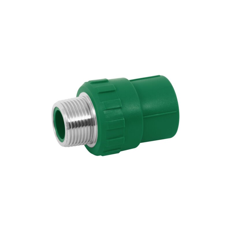 CV-611.jpg Código: 49879 Adaptador PPR 1/2' macho con inserto metálico, Foset CV-611
