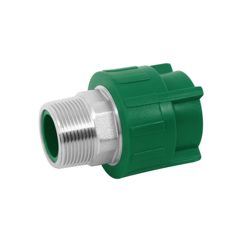 CV-614.jpg Código: 45450 Adaptador PPR 1-1/4' macho con inserto metálico, Foset CV-614