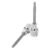 Código: 101249 Dado punta larga bristol M6, cuadro 1/2', Truper D-1206-BL