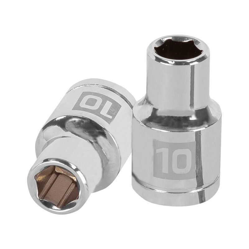 D-1210-M.jpg Código: 13260 Dado de 10 mm, 6 puntas, cuadro 1/2', Truper D-1210-M