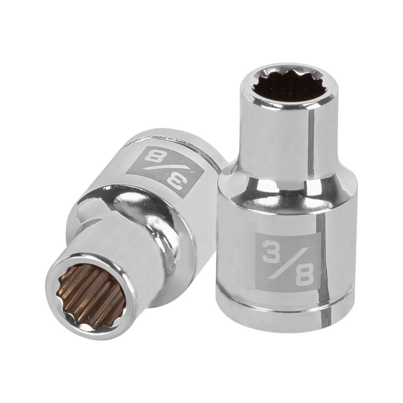 D-1212.jpg Código: 13300 Dado de 3/8', 12 puntas, cuadro 1/2', Truper D-1212