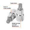 Código: 101274 Dado punta corta bristol M12, cuadro 1/2', Truper D-1212-BC