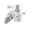 Código: 101274 Dado punta corta bristol M12, cuadro 1/2', Truper D-1212-BC