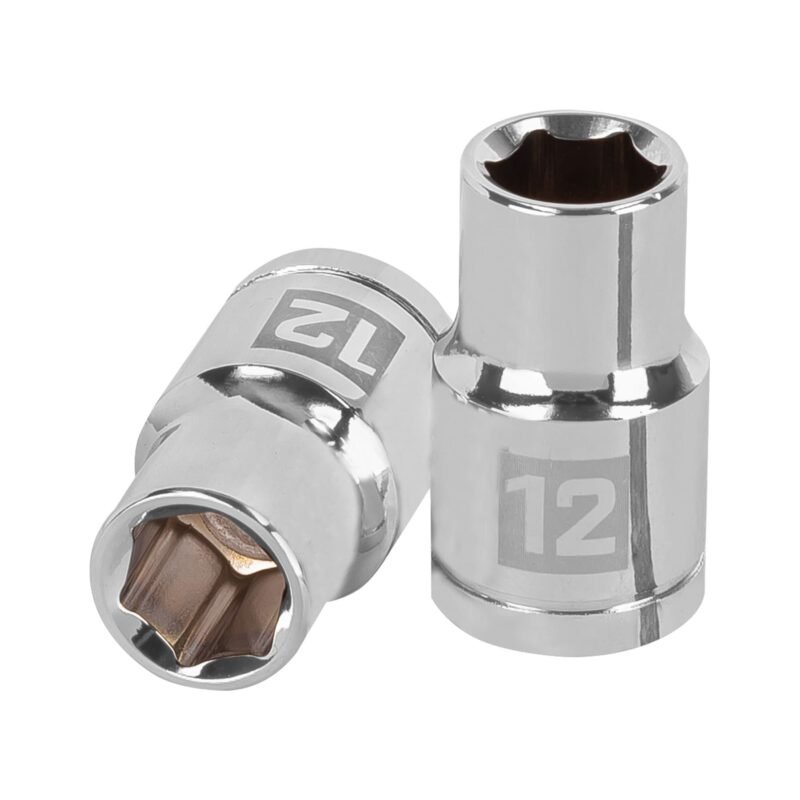 D-1212-M.jpg Código: 13262 Dado de 12 mm, 6 puntas, cuadro 1/2', Truper D-1212-M