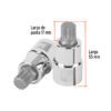 Código: 101246 Dado punta corta bristol M14, cuadro 1/2', Truper D-1214-BC