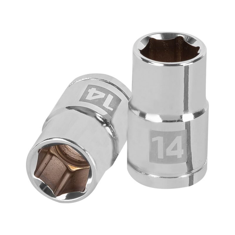 D-1214-M.jpg Código: 13264 Dado de 14 mm, 6 puntas, cuadro 1/2', Truper D-1214-M