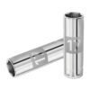 Código: 13357 Dado largo de 17 mm, 6 puntas, cuadro 1/2', Truper D-1217-ML