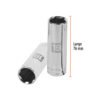 Código: 13359 Dado largo de 19 mm, 6 puntas, cuadro 1/2', Truper D-1219-ML
