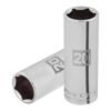 Código: 101008 Dado largo de 20 mm, 6 puntas, cuadro 1/2', Truper D-1220-ML