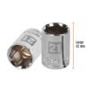 Código: 13271 Dado de 21 mm, 6 puntas, cuadro 1/2', Truper D-1221-M