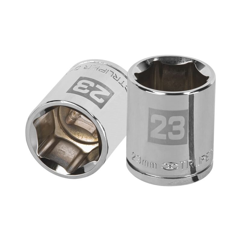 D-1223-M.jpg Código: 13273 Dado de 23 mm, 6 puntas, cuadro 1/2', Truper D-1223-M