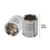 Código: 13273 Dado de 23 mm, 6 puntas, cuadro 1/2', Truper D-1223-M