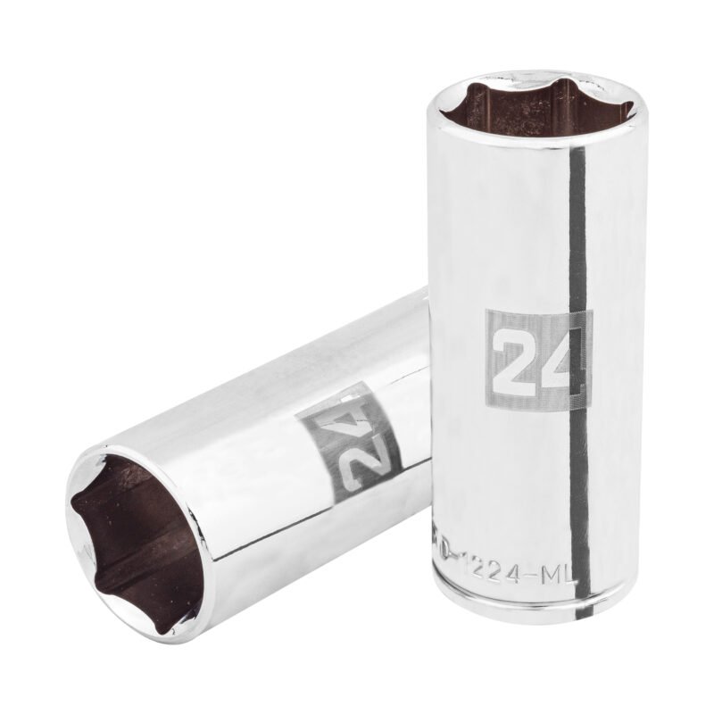D-1224-ML.jpg Código: 101012 Dado largo de 24 mm, 6 puntas, cuadro 1/2', Truper D-1224-ML