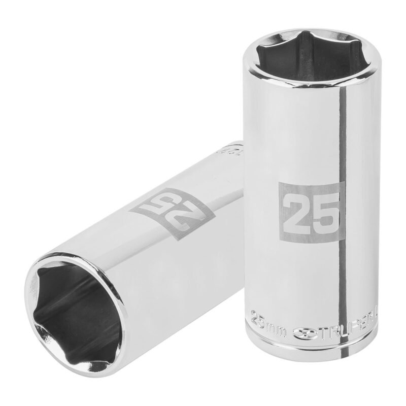 D-1225-ML.jpg Código: 101013 Dado largo de 25 mm, 6 puntas, cuadro 1/2', Truper D-1225-ML