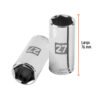 Código: 101015 Dado largo de 27 mm, 6 puntas, cuadro 1/2', Truper D-1227-ML