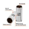 Código: 13369 Dado largo de 15/16', 12 puntas, cuadro 1/2', Truper D-1230-EL