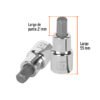 Código: 13283 Dado punta hexagonal de 10 mm, cuadro 1/2', Truper D-1241-10M