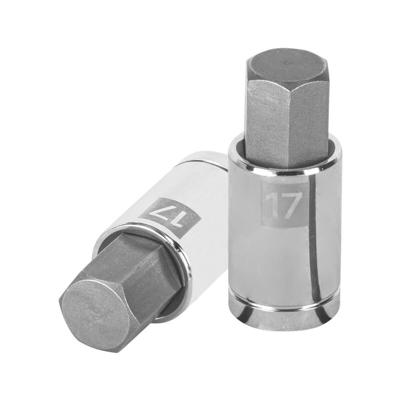 D-1241-17M.jpg Código: 13286 Dado punta hexagonal de 17 mm, cuadro 1/2', Truper D-1241-17M