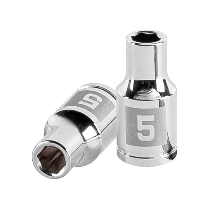 D-1405-M.jpg Código: 13167 Dado de 5 mm, 6 puntas, cuadro 1/4', Truper D-1405-M