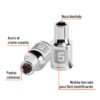 Código: 13167 Dado de 5 mm, 6 puntas, cuadro 1/4', Truper D-1405-M