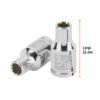 Código: 100873 Dado de 3/16', 12 puntas, cuadro 1/4', Truper D-1406-B