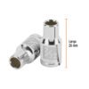 Código: 100874 Dado de 7/32', 12 puntas, cuadro 1/4', Truper D-1407-B