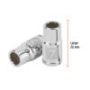 Código: 100979 Dado de 7 mm, 12 puntas, cuadro 1/4', Truper D-1407-BM