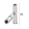 Código: 13201 Dado largo de 7 mm, 6 puntas, cuadro 1/4', Truper D-1407-LM