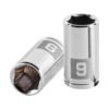 Código: 13171 Dado de 9 mm, 6 puntas, cuadro 1/4', Truper D-1409-M