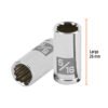 Código: 100878 Dado de 5/16', 12 puntas, cuadro 1/4', Truper D-1410-B