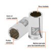 Código: 100961 Dado de 3/8', 12 puntas, cuadro 1/4', Truper D-1412-B