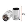 Código: 13174 Dado de 12 mm, 6 puntas, cuadro 1/4', Truper D-1412-M