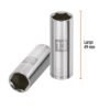 Código: 13207 Dado largo de 13 mm, 6 puntas, cuadro 1/4', Truper D-1413-LM