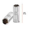 Código: 13208 Dado largo de 14 mm, 6 puntas, cuadro 1/4', Truper D-1414-LM