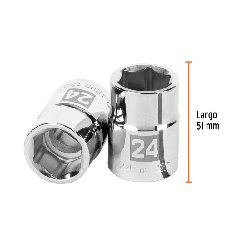 D-3424-MFC2.jpg Código: 14971 Dado de 24 mm, 6 puntas, cuadro 3/4', Truper D-3424-M