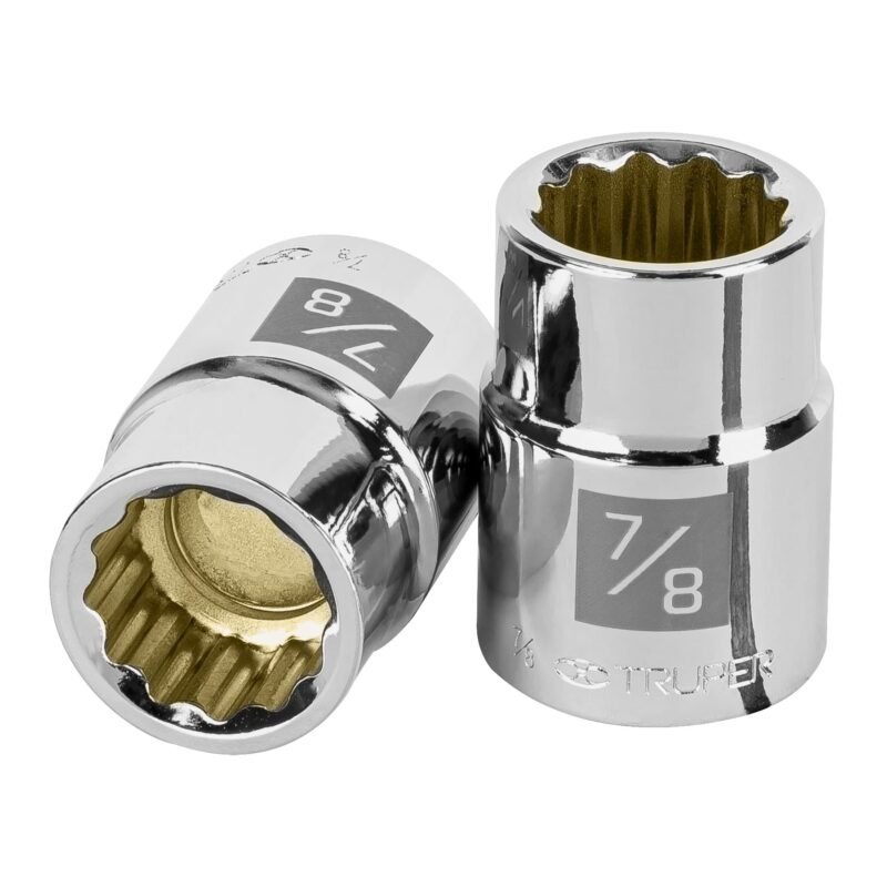 D-3428.jpg Código: 13852 Dado de 7/8', 12 puntas, cuadro 3/4', Truper D-3428
